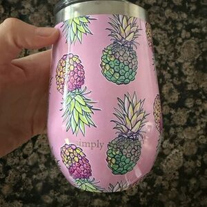 Simply Southern Pink Pineapple Tumbler
